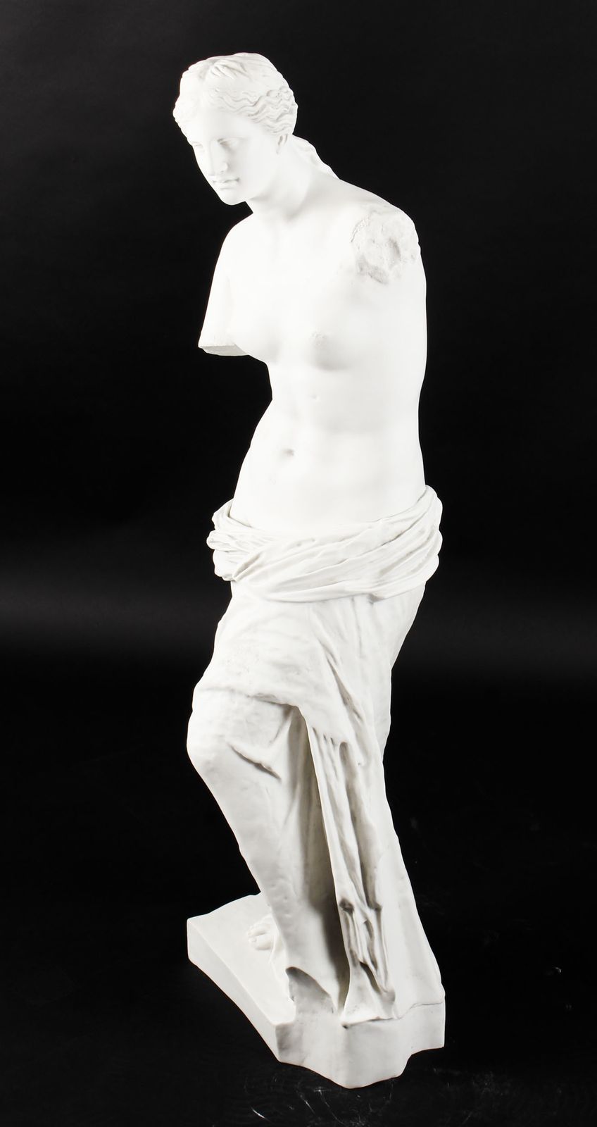 Stunning Composite Marble Statue Of Venus De Milo Late 20th Century photo vinterior