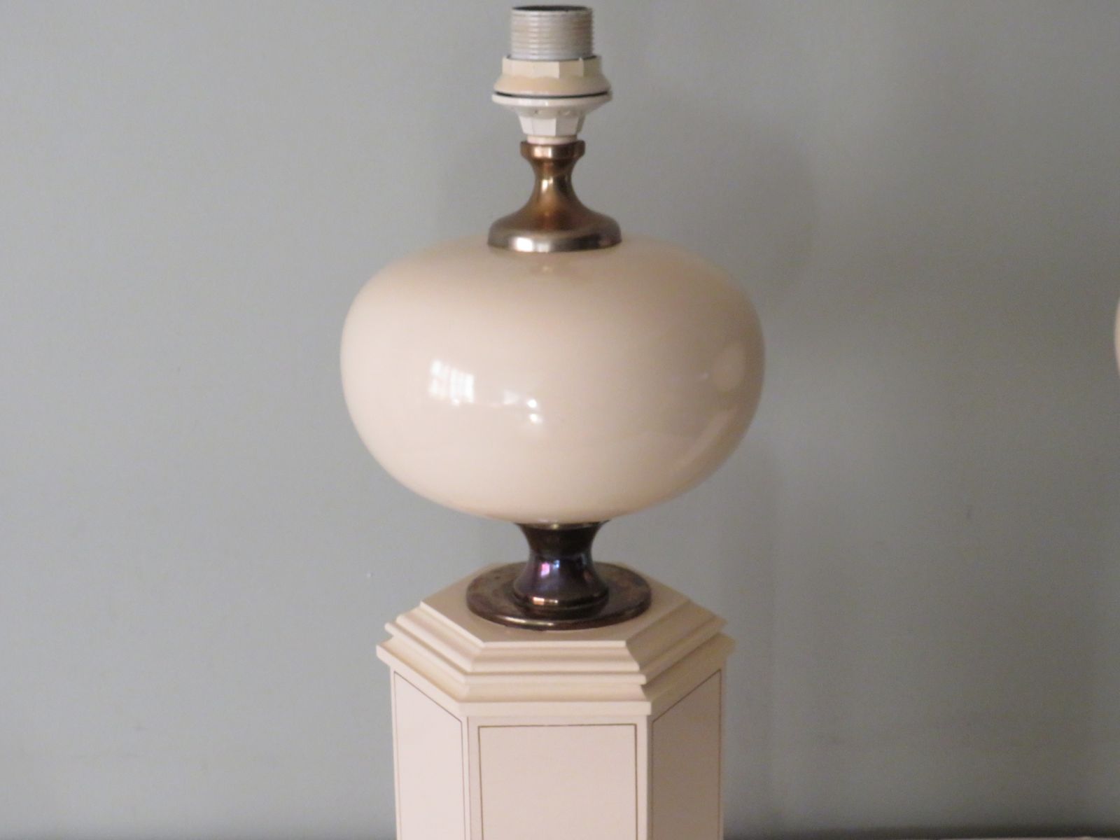 Set Of 2 Table Lamps By Maison Le Dauphin, France 1960 1970 photo Lighting