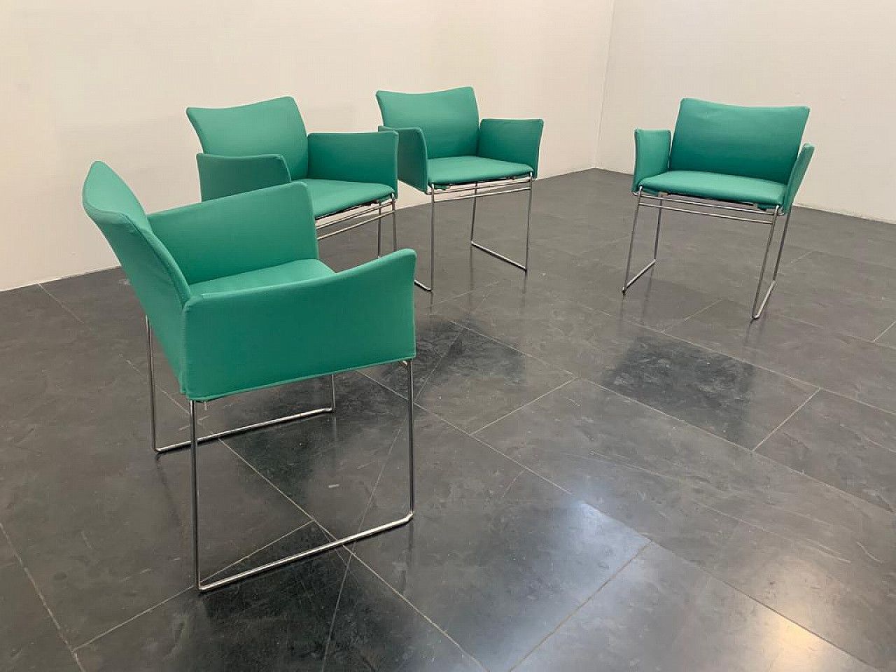 4 Maja Armchairs By Kazuhide Takahama For Simon Gavina, 1990s photo buy