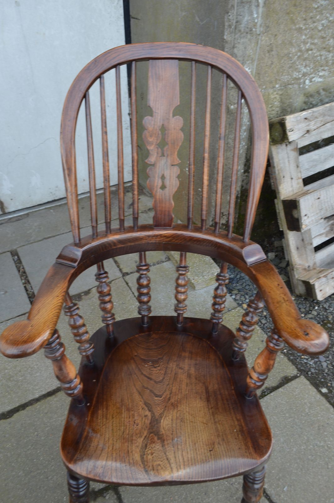 Victorian Pad Arm Windsor Chair photo furniture
