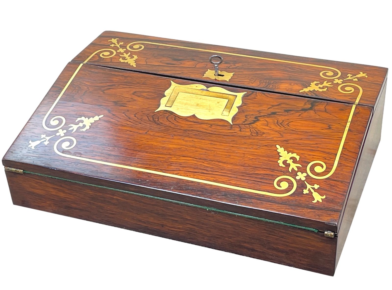 Regency Rosewood Writing Box (England, Circa 1825)