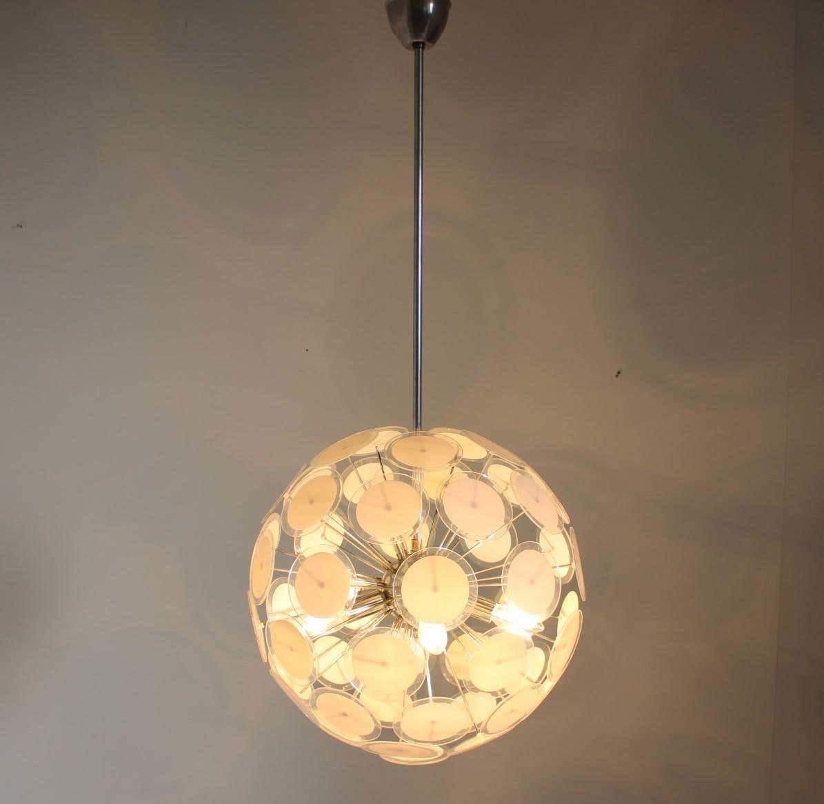 Mid Century Rare Sputnik / Atomic Chandelier, Italy, 1970s photo buy
