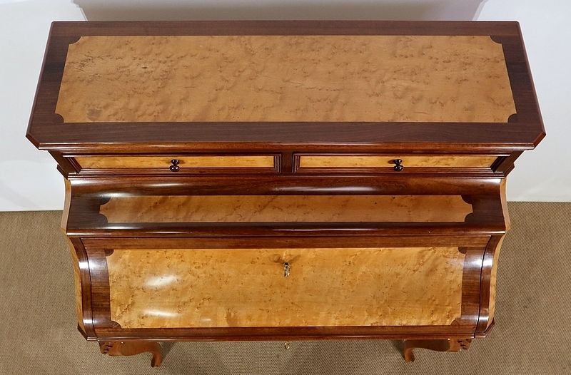 Rare Lady's Desk In Precious Wood, Louis XV Style, Napoleon III Period , 1850 photo 5150.0