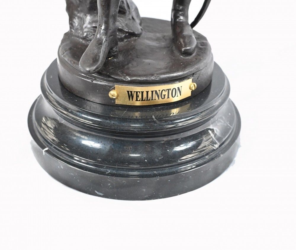 Bronze Statue Duke Of Wellington Figurine Waterloo English Military photo buy