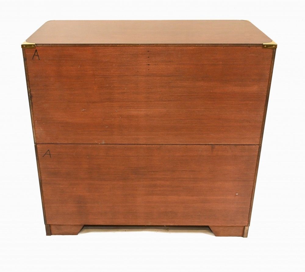 Mahogany Campaign Chest Of Drawers Colonial Furniture photo Furniture