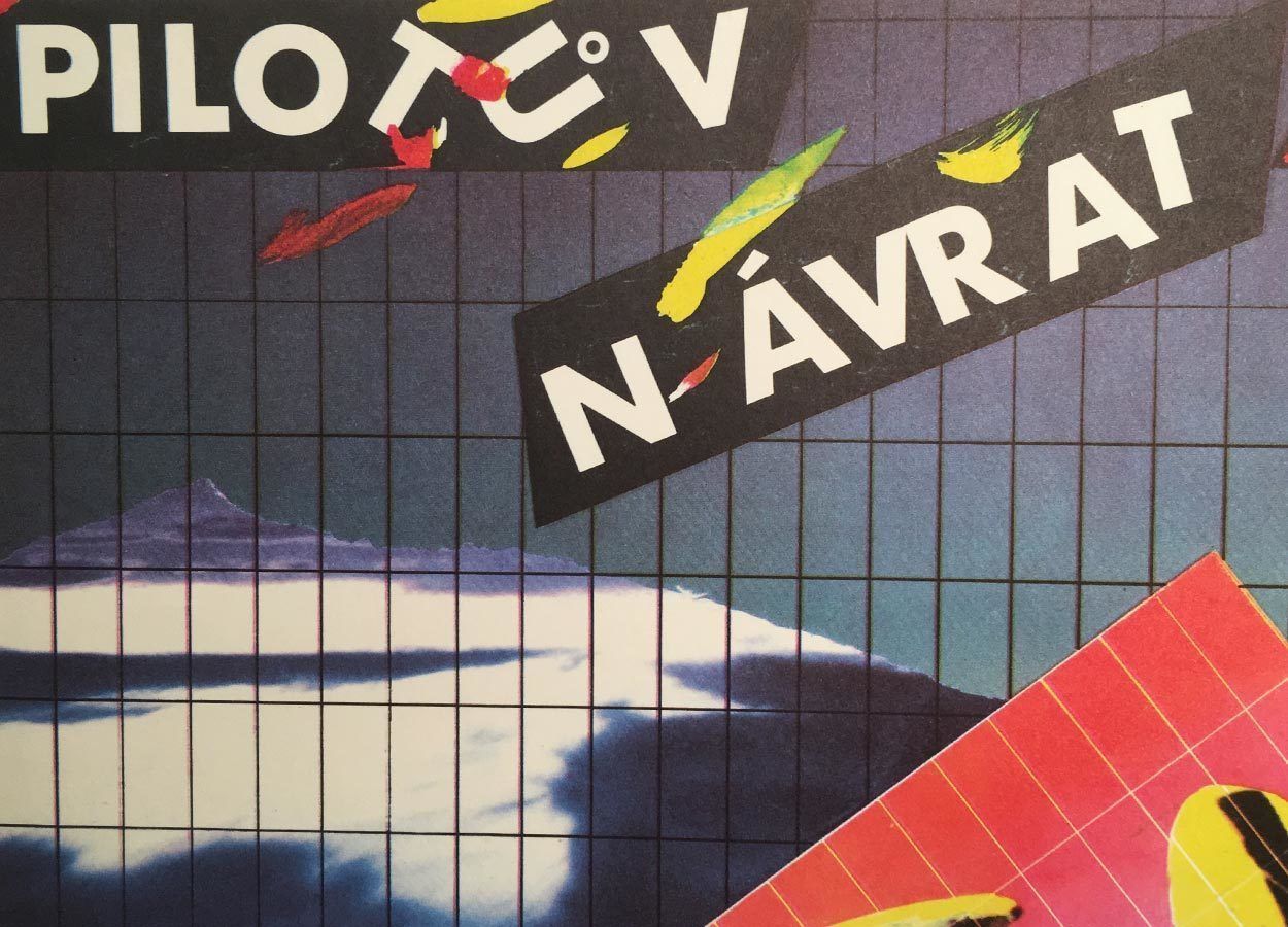 Original Film Poster, The Aviator, Zdeněk Ziegler, 1987, Genuine Czech Vintage Print photo furniture