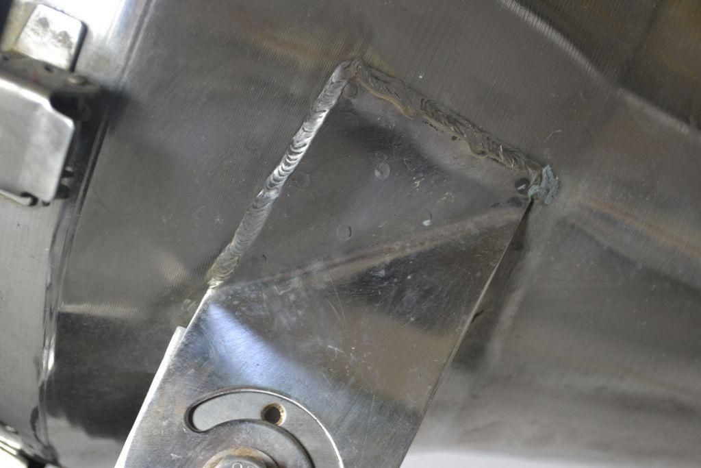 Aluminium Mercury Ships Flood Lamp On Tripod Stand photo vinterior