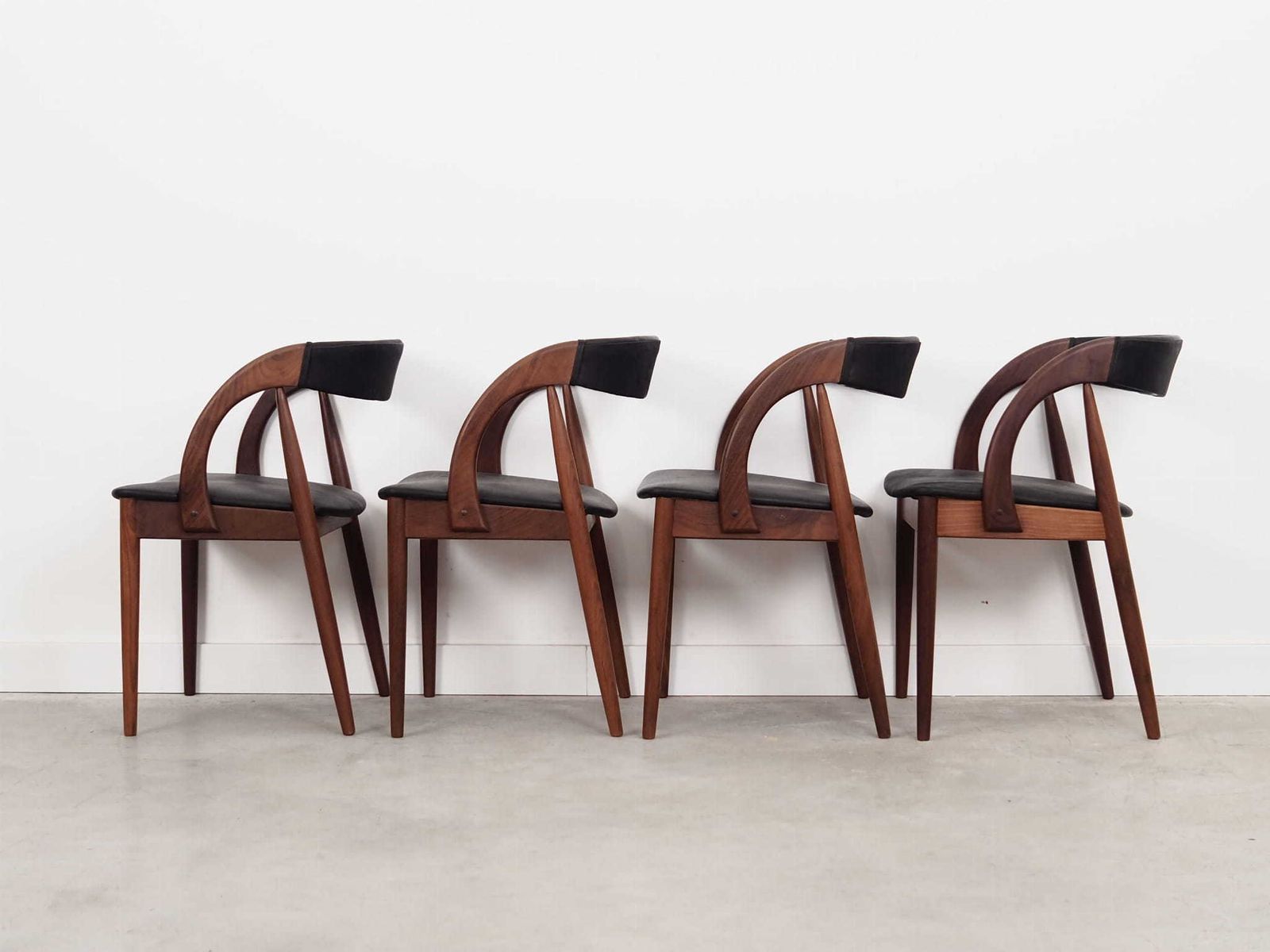 Set Of Four Teak Chairs, Danish Design, 1970s, Manufacturer: Orte Mobelfabrik photo Furniture