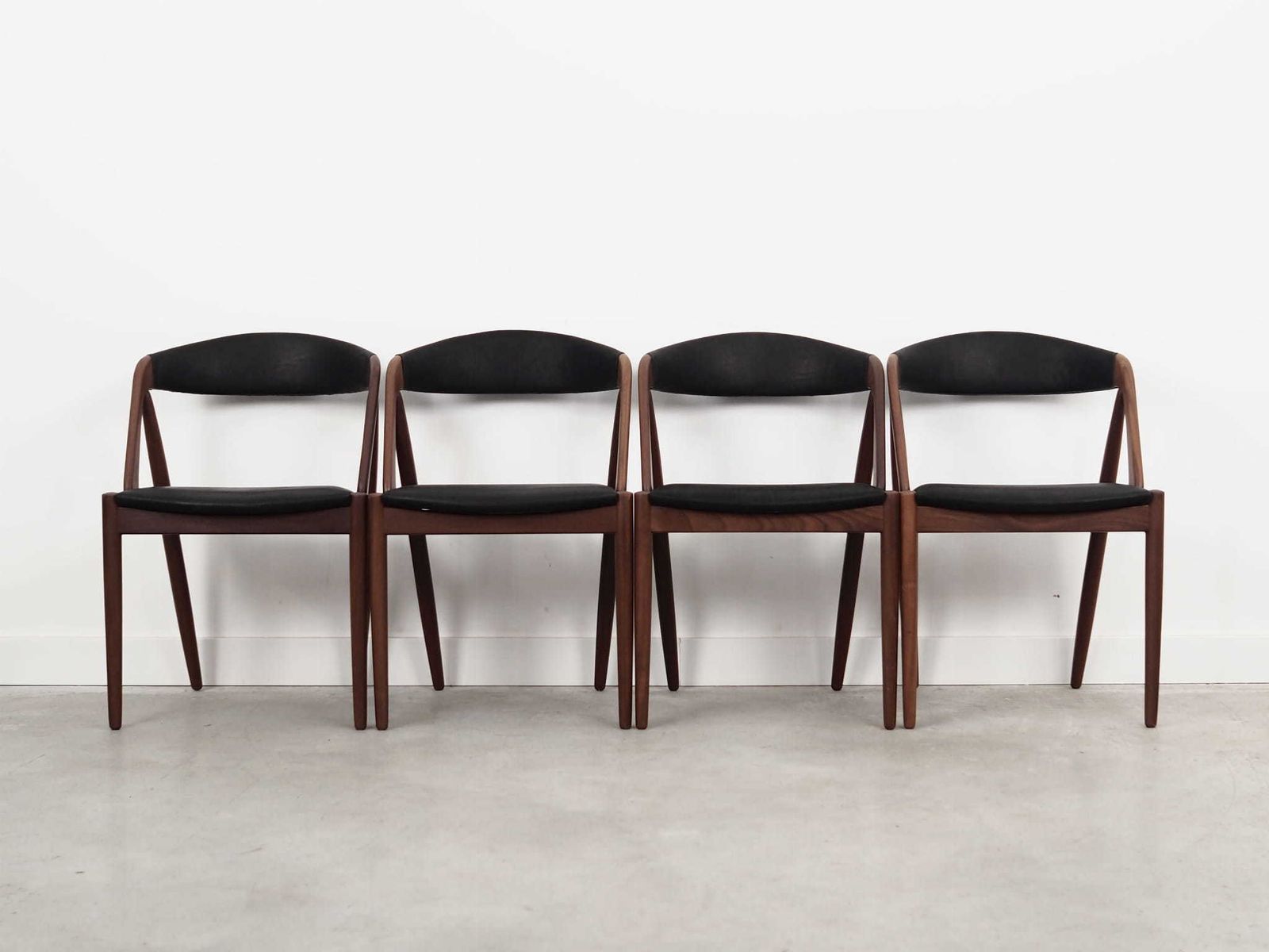 Set Of Four Teak Chairs, Danish Design, 70s, Made In Denmark photo furniture