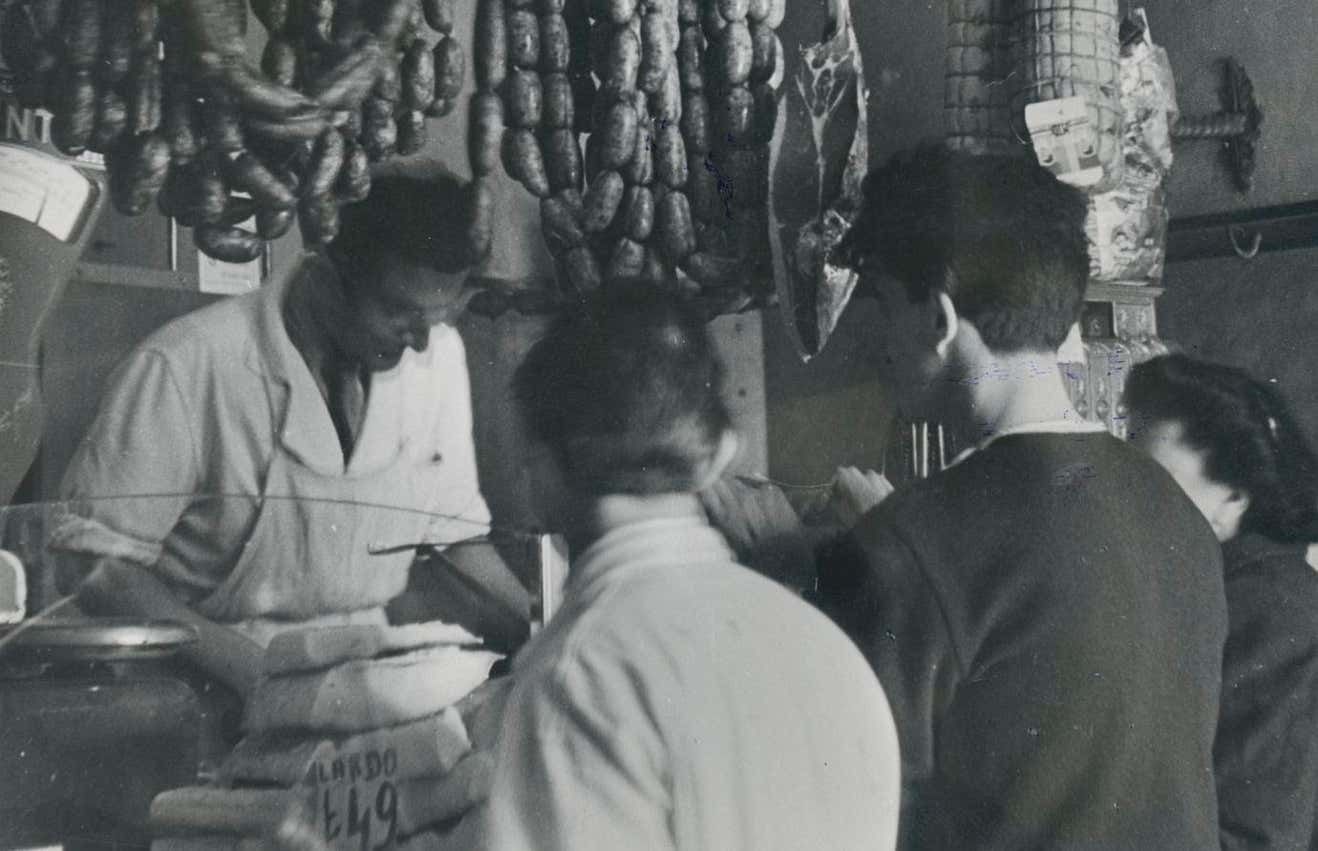 Erich Andres Rome, Shop, Street Photography, Silver Gelatine Print, Italy 1950s photo furniture