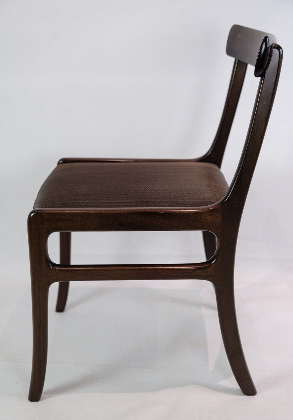 Set Of Two Mahogany Rungstedlund Chairs By Ole Wancher For Poul Jeppesen's Furniture Factory photo vinterior