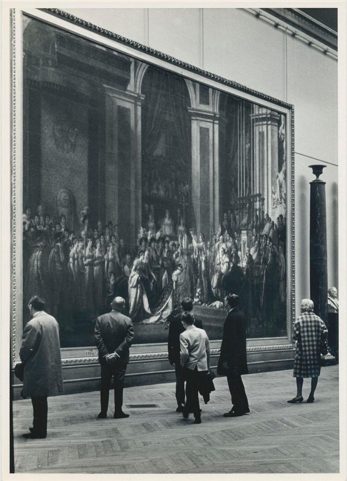 Louvre, Art, Museum, Silver Gelatine Print, Paris, 1950s, 17,1 X 12,1 Cm