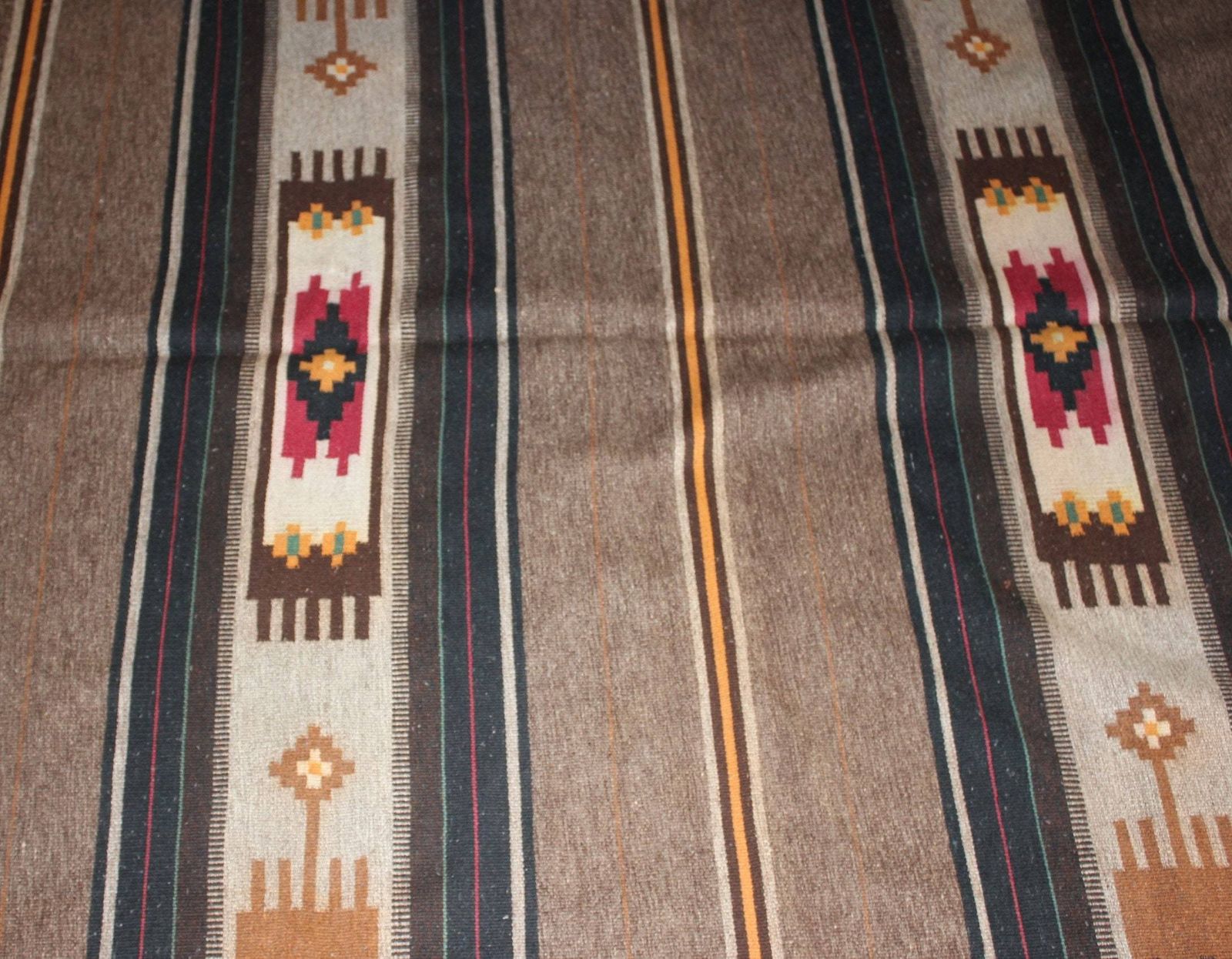 Large Wool Balkan's Rug Floor Carpet Tribal Kilim Traditional Carpet Ethnic Carpet Rug Rustic Home Design Farmhouse Gift Decor photo Textiles