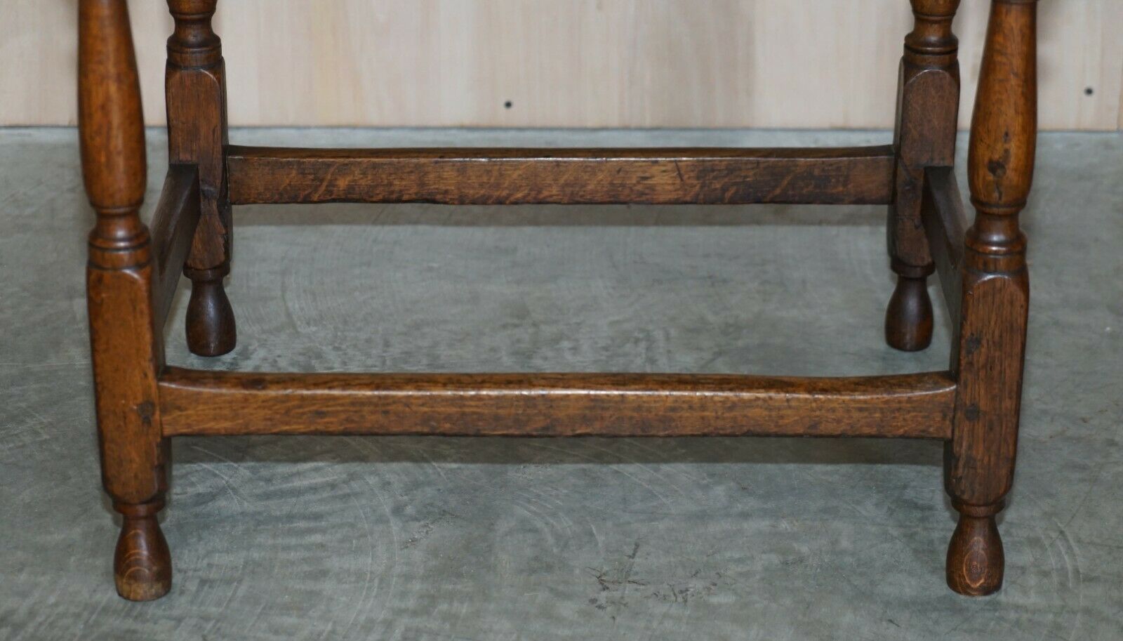Antique Circa 1700 English Oak Jointed Lowboy Side Table With Single Drawer photo 2750.0