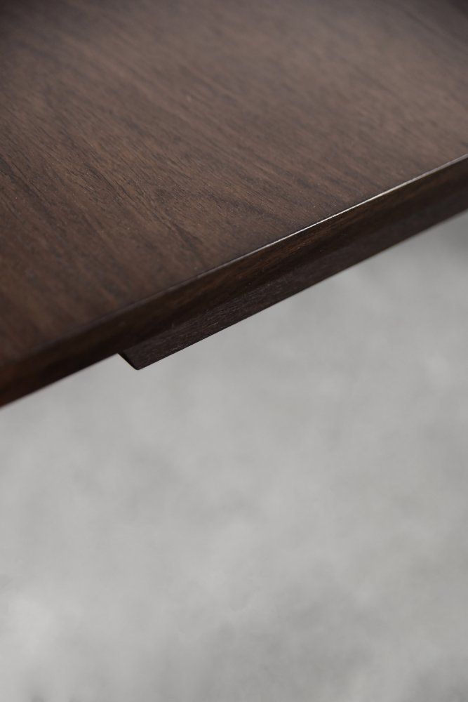 Furniture Vintage Mid Century Modern Bastiano Coffee Table In Teak By Tobia & Afra Scarpa For Gavina, 1960s photo
