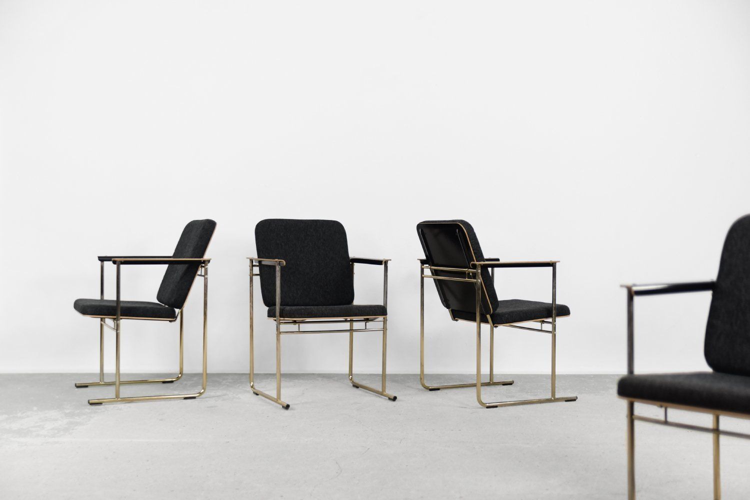 4751.0 Vintage Bauhaus Skaala Chair By Yrjö Kukkapuro For Avare, 1980s, Set Of 4 photo