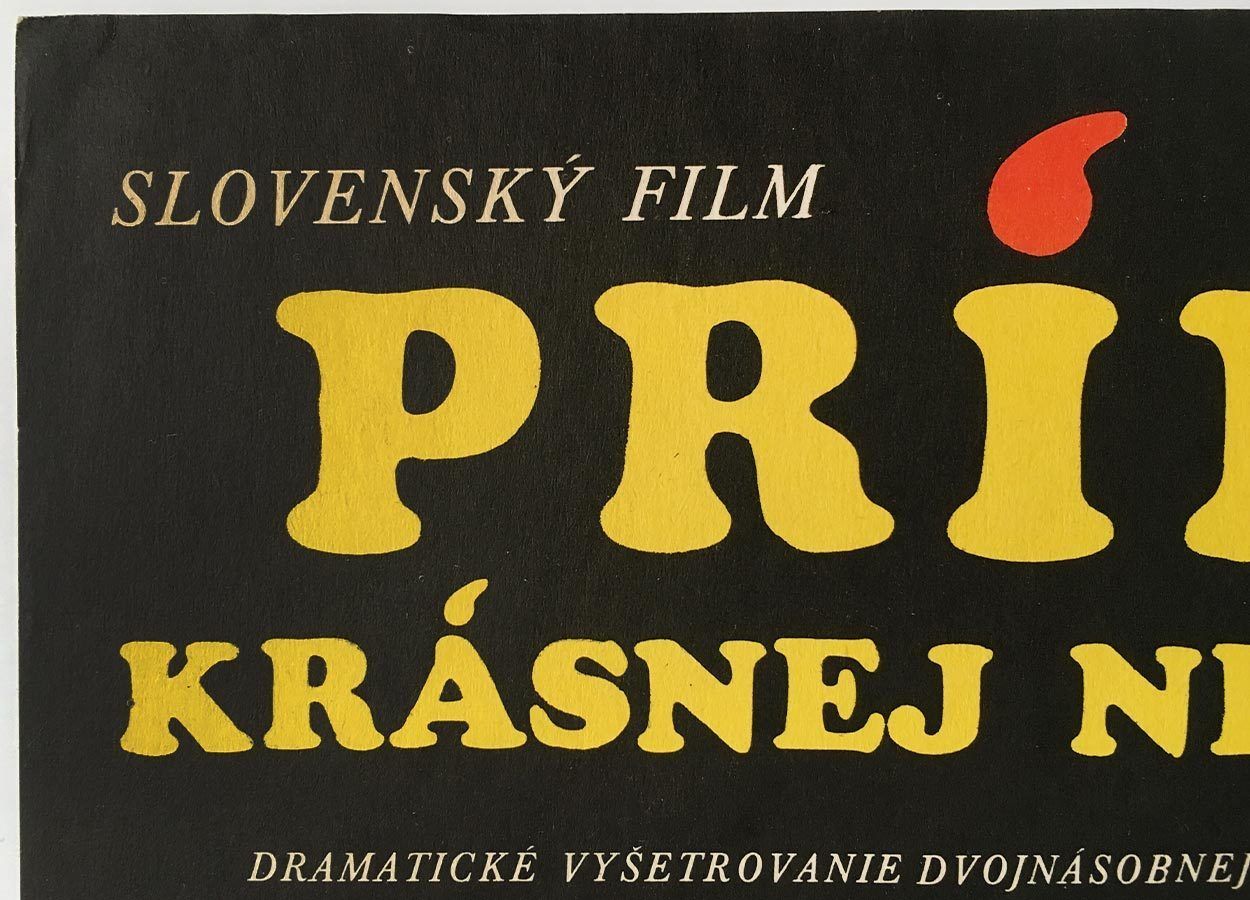 Original Film Poster, The Case Of The Dissolute Beauty, Unknown Artist, 1973, Genuine Czech Vintage Print photo Art