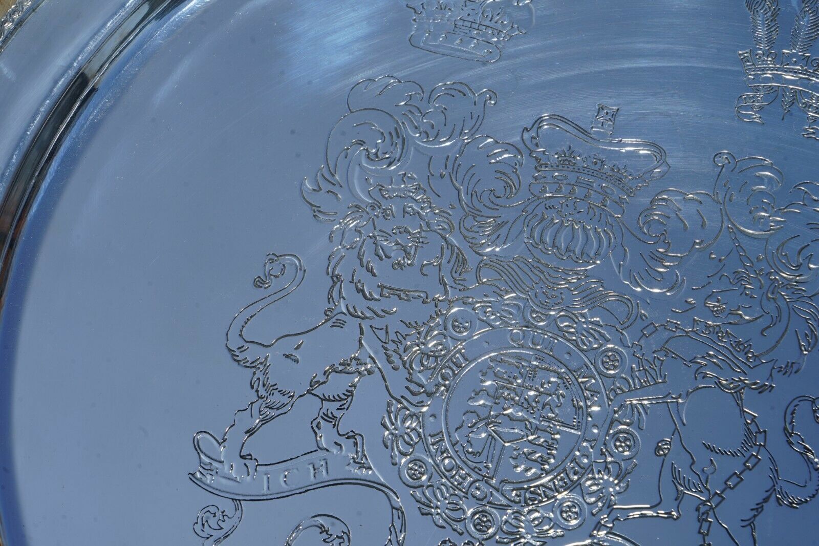 photo furniture 1 Of 19 King George Auguseue Frederick Arms Sterling Silver Plated 1918 Trays