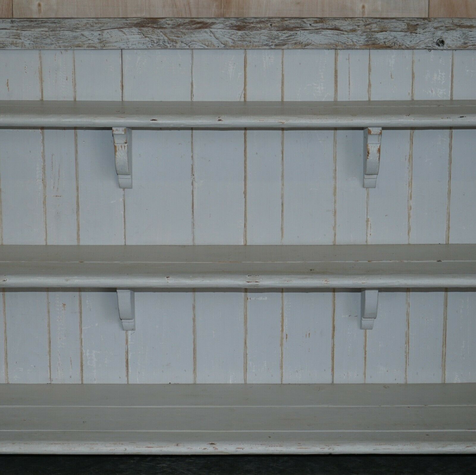 Antique Large Solid Oak Hand Painted Waterfall Bookcase Bookshelf Plant Display photo Furniture