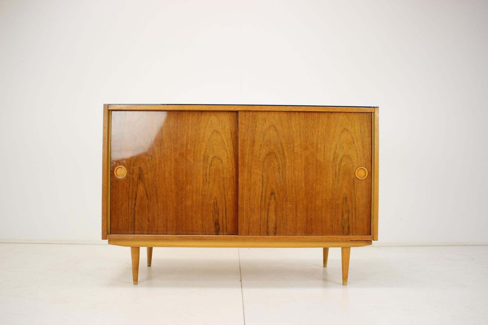 Mid Century Upcycled Cabinet On High Gloss, 1960's photo furniture