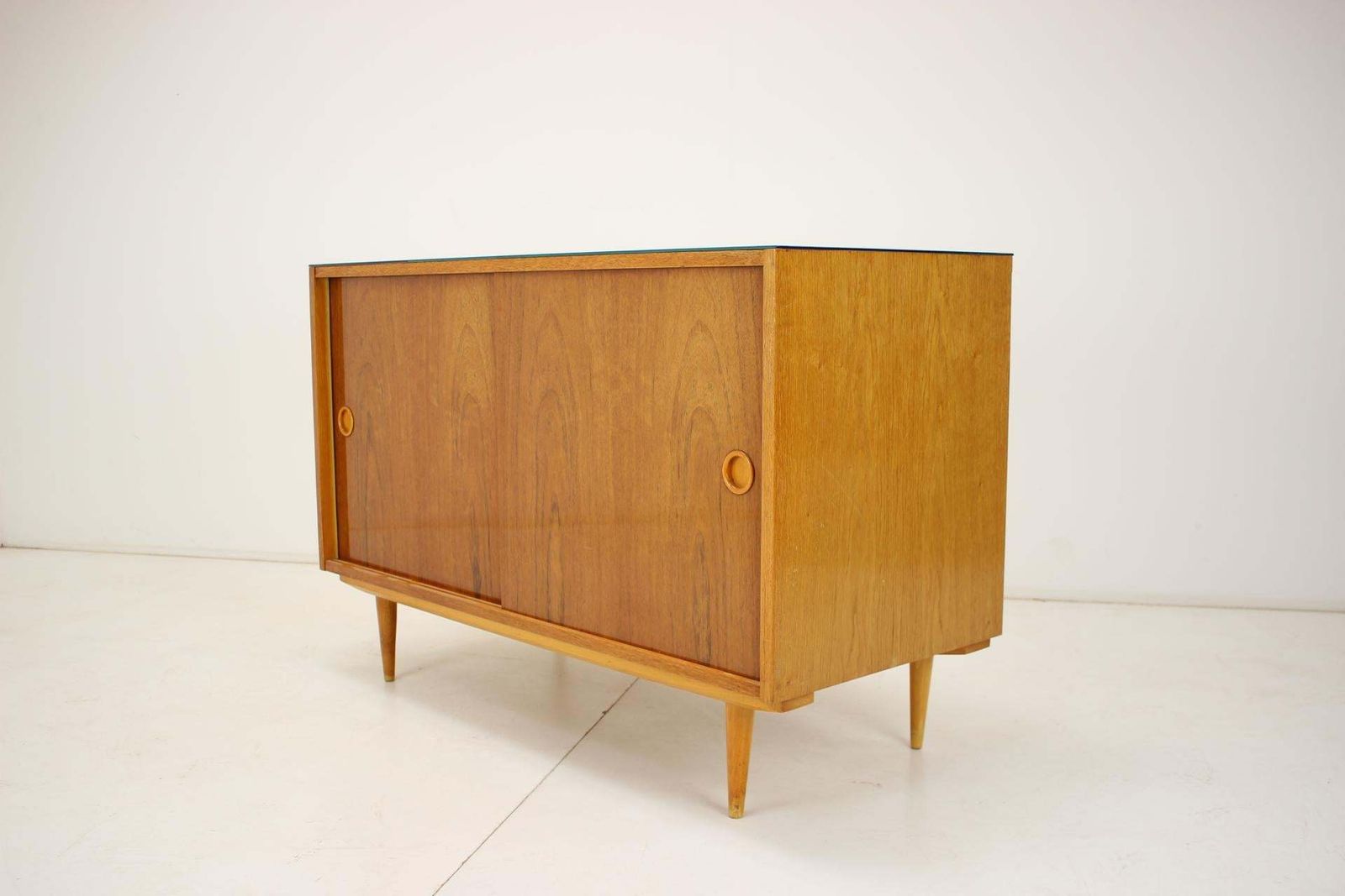 Mid Century Upcycled Cabinet On High Gloss, 1960's photo buy