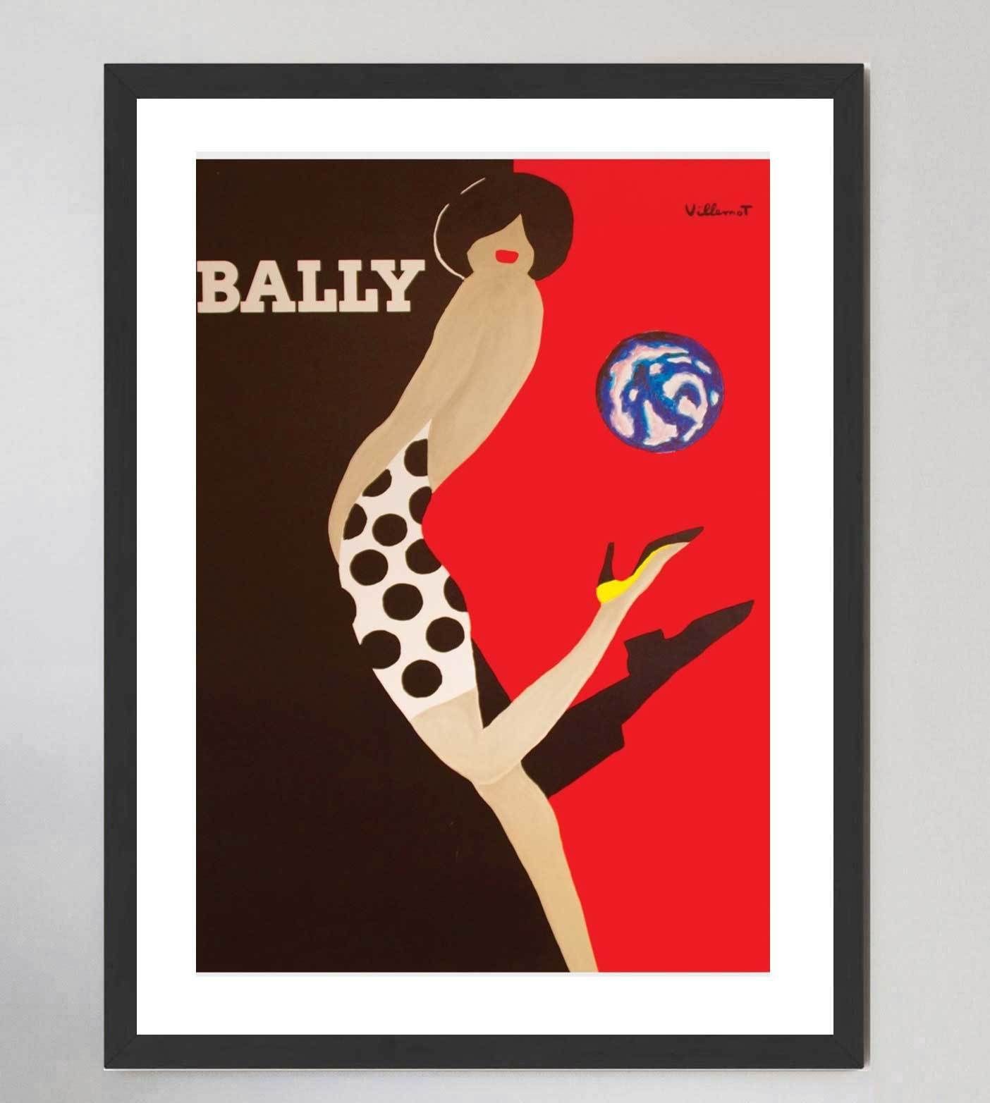 Bally   Kick Original Vintage Poster photo furniture