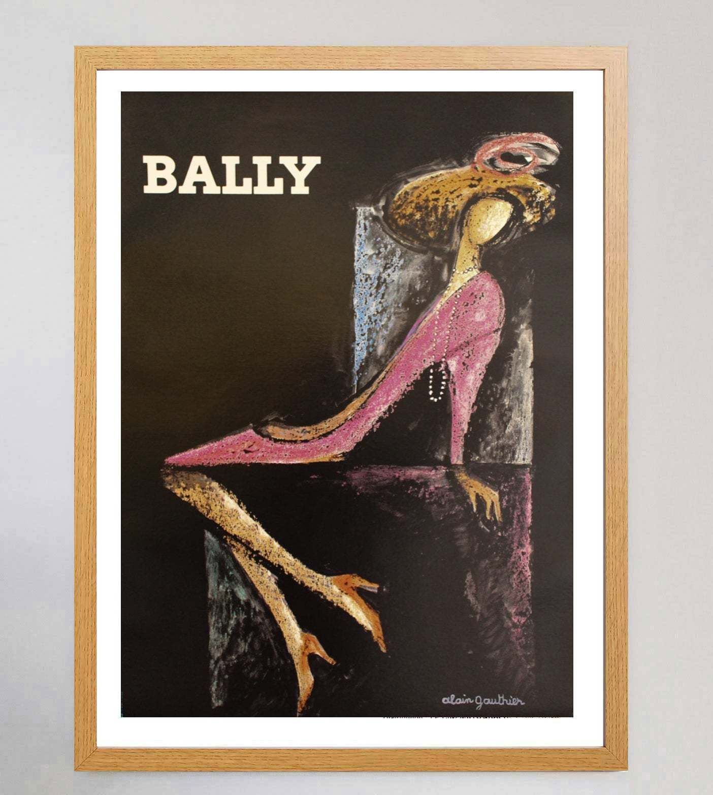 Bally   Rocks  Original Vintage Poster photo Art