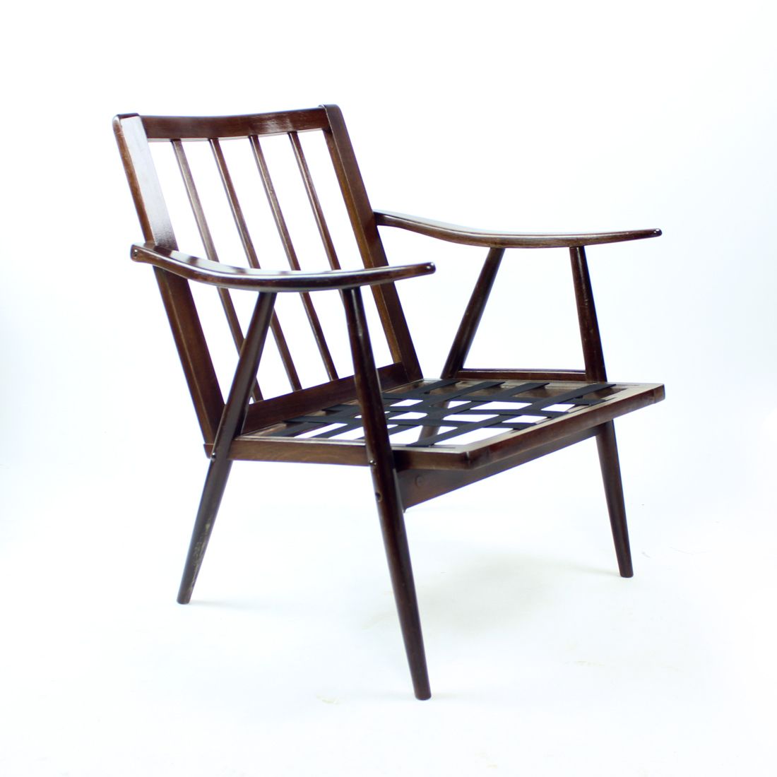 photo vinterior Boomerang Armchair From Ton, Czechoslovakia, 1960s