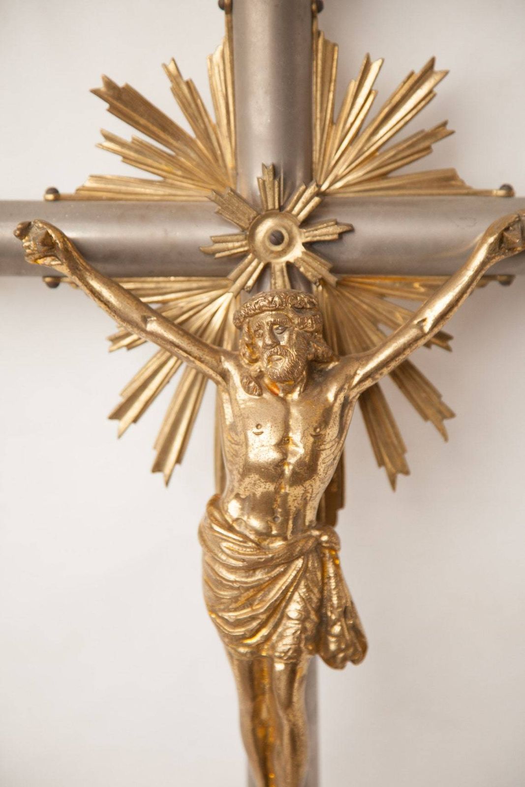 Vintage Cross, Great Antique Cross, Large Cross, Brass Cross, Crucifix, Religious Cross, Christ, Brass Religious Cross photo buy