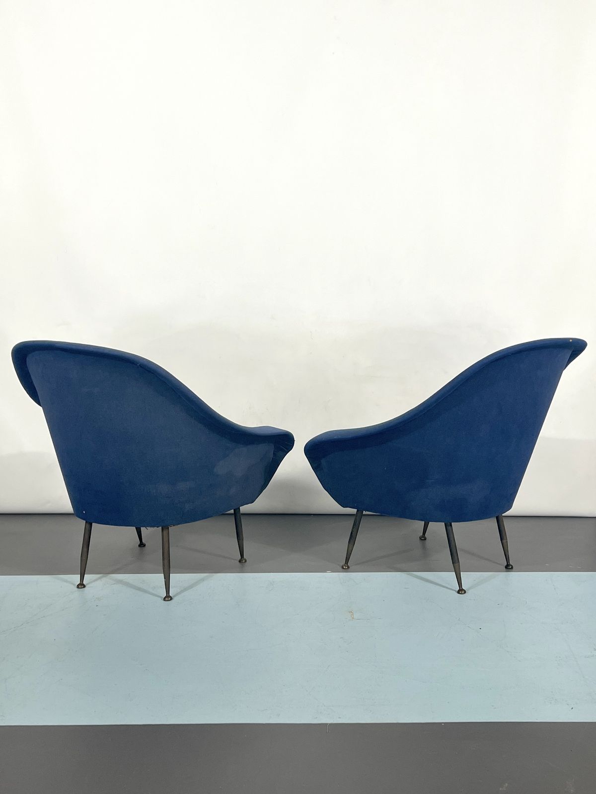 photo for sale Mid Century Modern Loveseat And Armchairs By Gastone Rinaldi From 50s