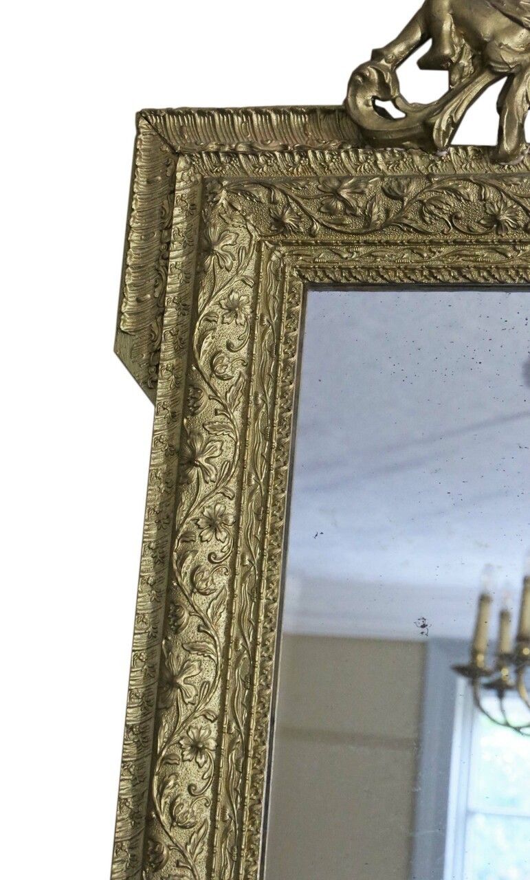 19th Century Large Quality Gilt Wall Mirror Or Overmantle photo for sale