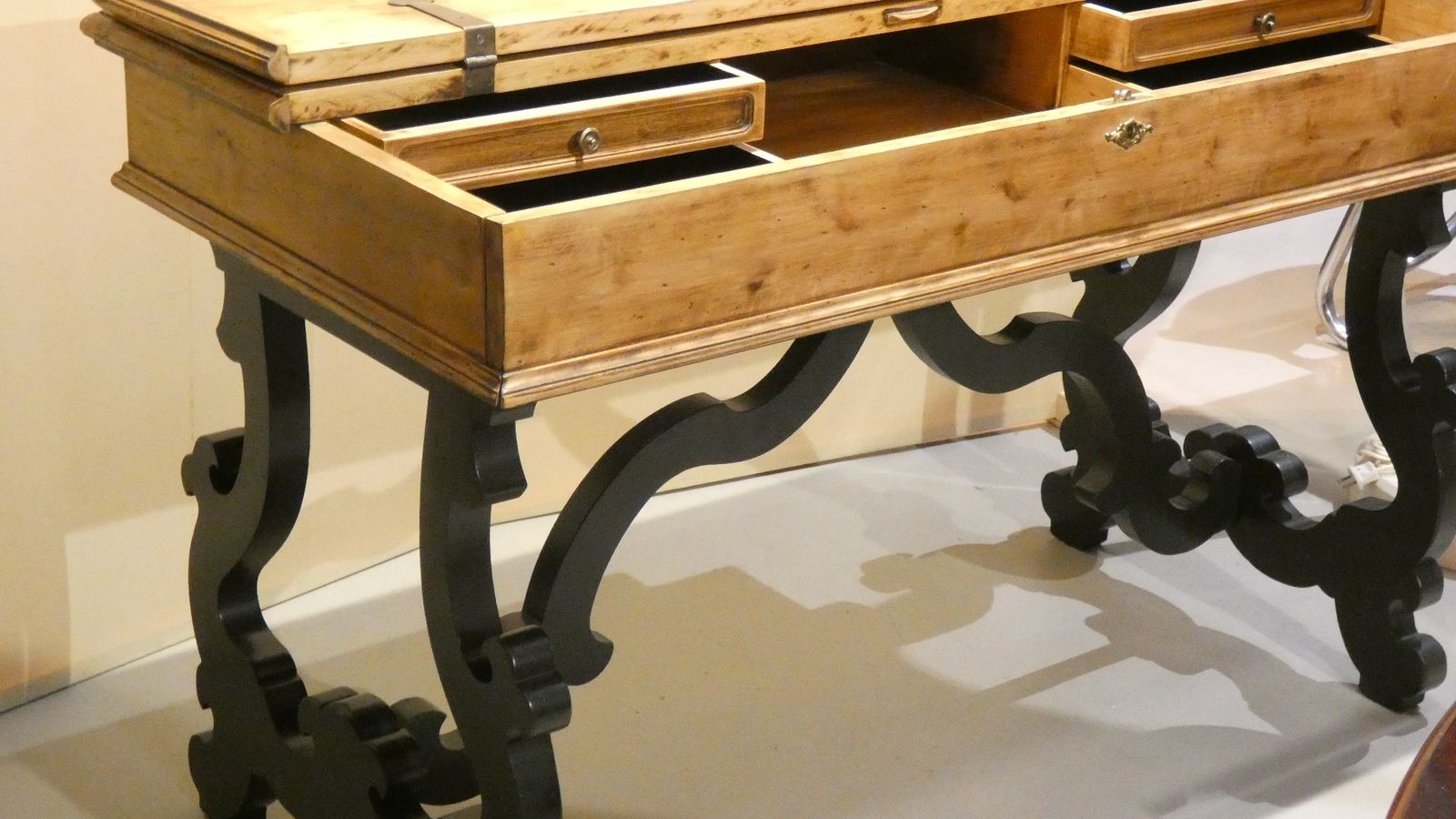 Fratino Writing Desk Updated With Flap Door And Chest Of Drawers   Italy, Early 1900s photo 1270.0