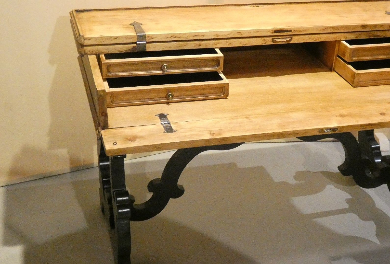 Fratino Writing Desk Updated With Flap Door And Chest Of Drawers   Italy, Early 1900s photo buy