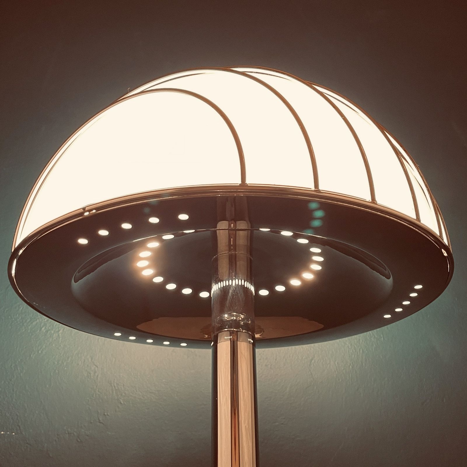 1600.0 Mid Century Modern Floor Lamp By Adalberto Dal Lago For Esperia Italy 1960s photo