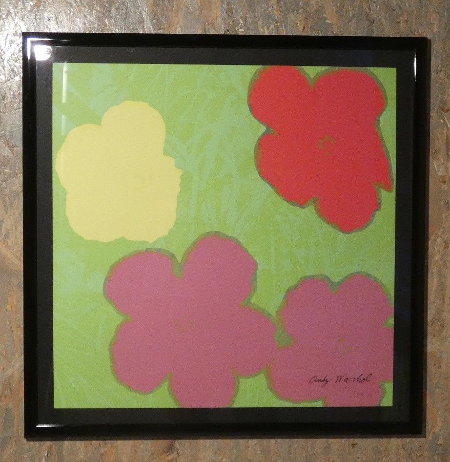 Lito Flowers Numbered 1534/2400 Edited By Cmoa   Andy Warhol Pittsburgh, 1964