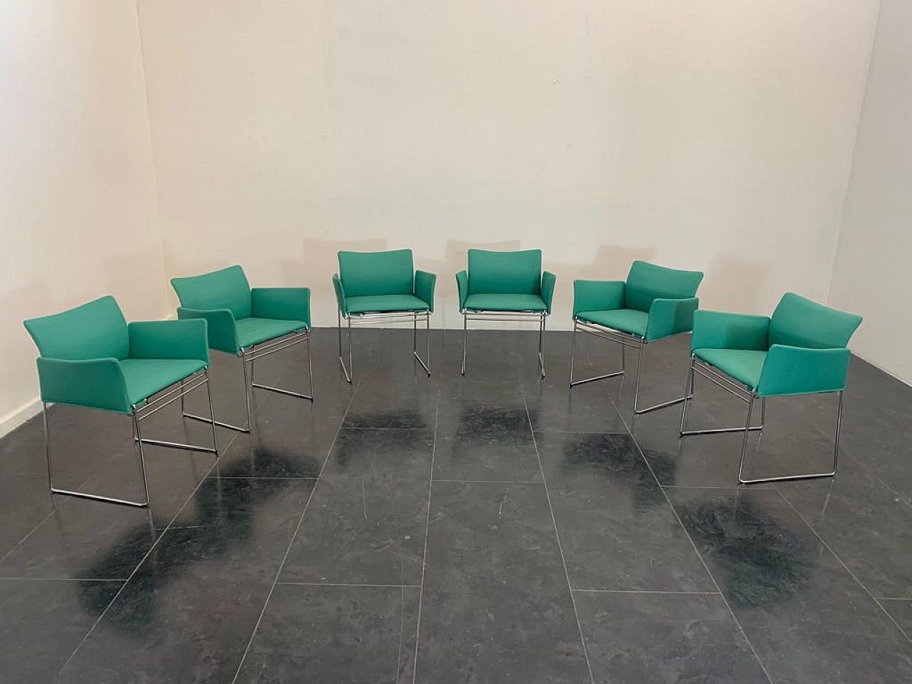 6 Maja Armchairs By Kazuhide Takahama For Simon Gavina, 1980s photo Furniture