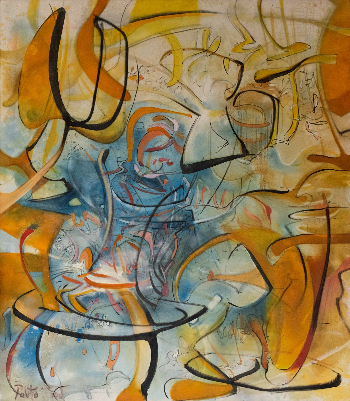 Palito Wood – Groot Olieverfschilderij Op Doek photo 4750.0