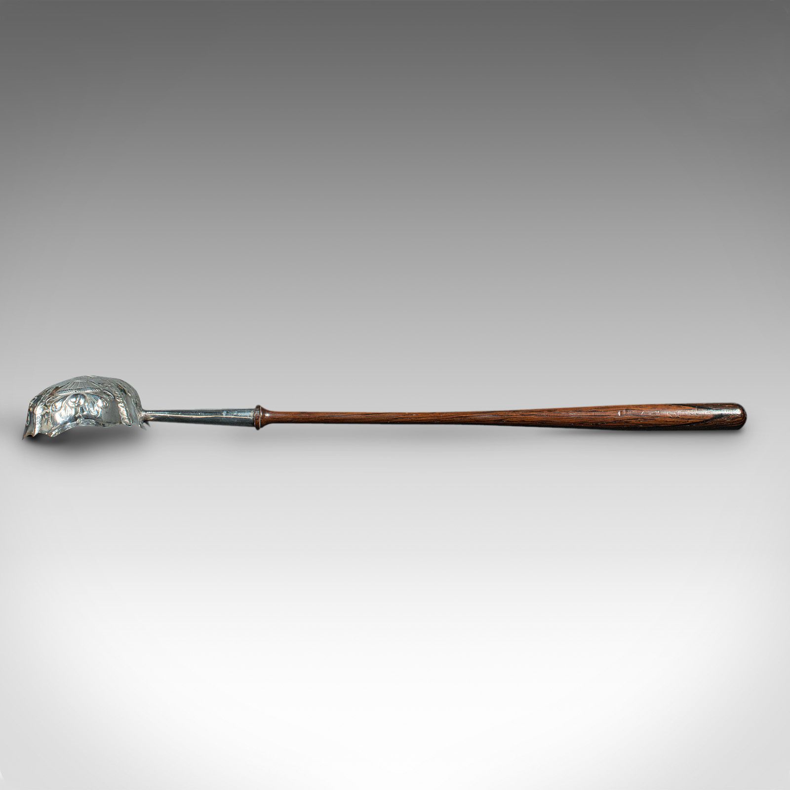 Antique Toddy Spoon, English, Silver, Serving Ladle, William Kinman photo 925.0