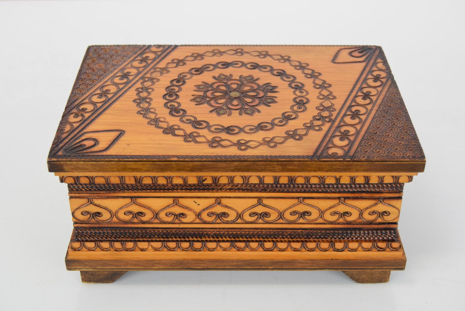 Vintage Wooden Box,Circa 1960's. photo furniture