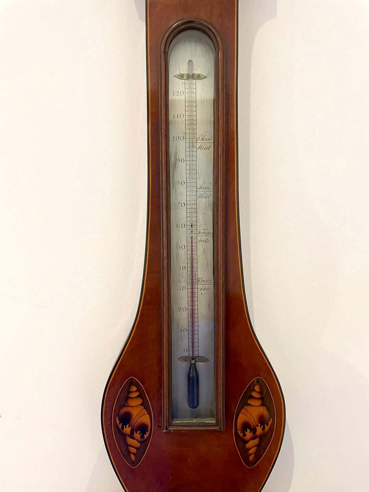 Antique George III Quality Mahogany Banjo Barometer photo Home Decor