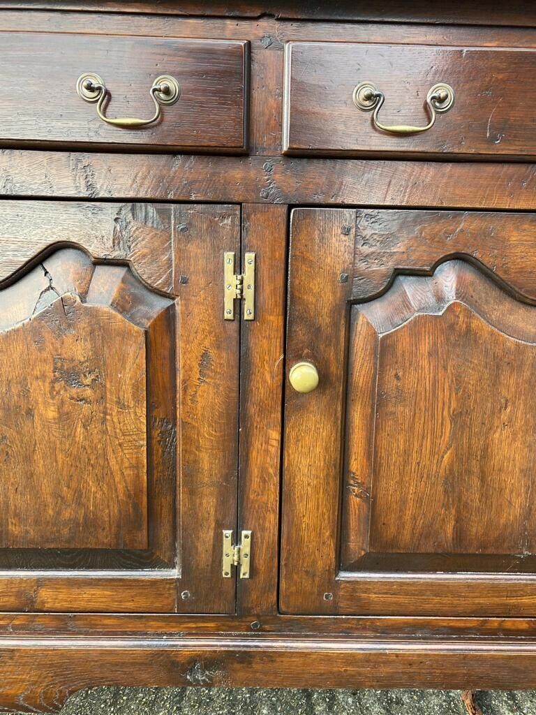 High Quality Reproduction Antique George III Style Solid Oak Welsh Dresser photo 2495.0