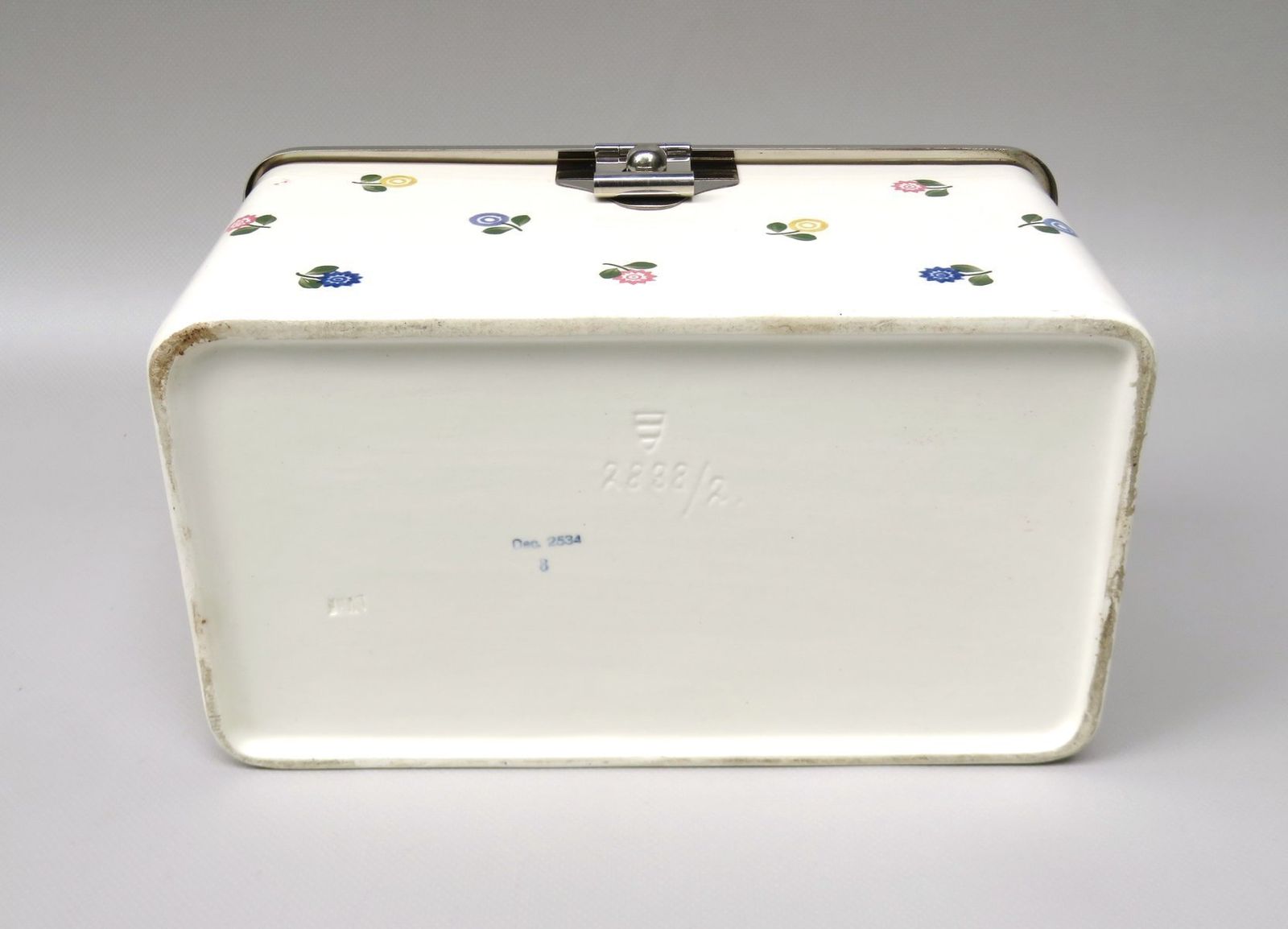 Home Decor Art Nouveau German Ceramic Baisage Box From Wächtersbach And Wmf With Spreading Flowers photo