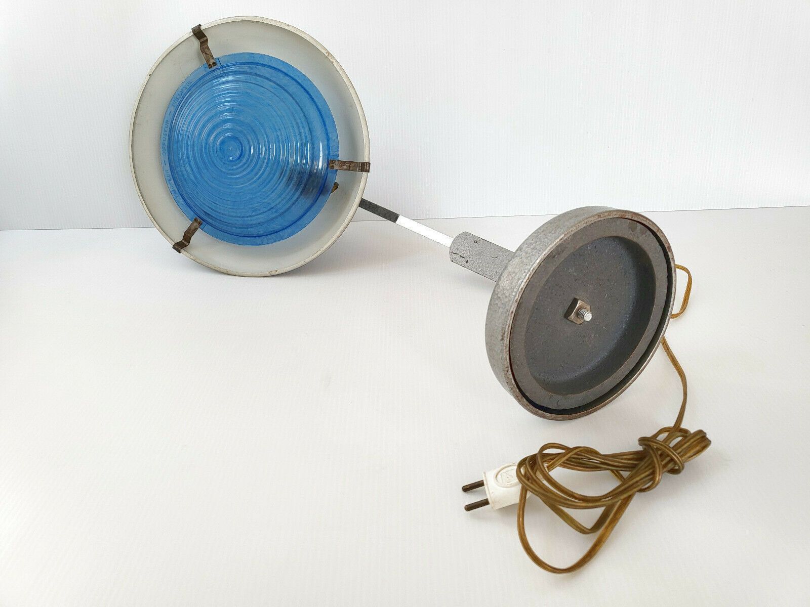Authentic Industrial Telescopic Workshop Lamp Solr Solere 1950 Vintage photo Lighting