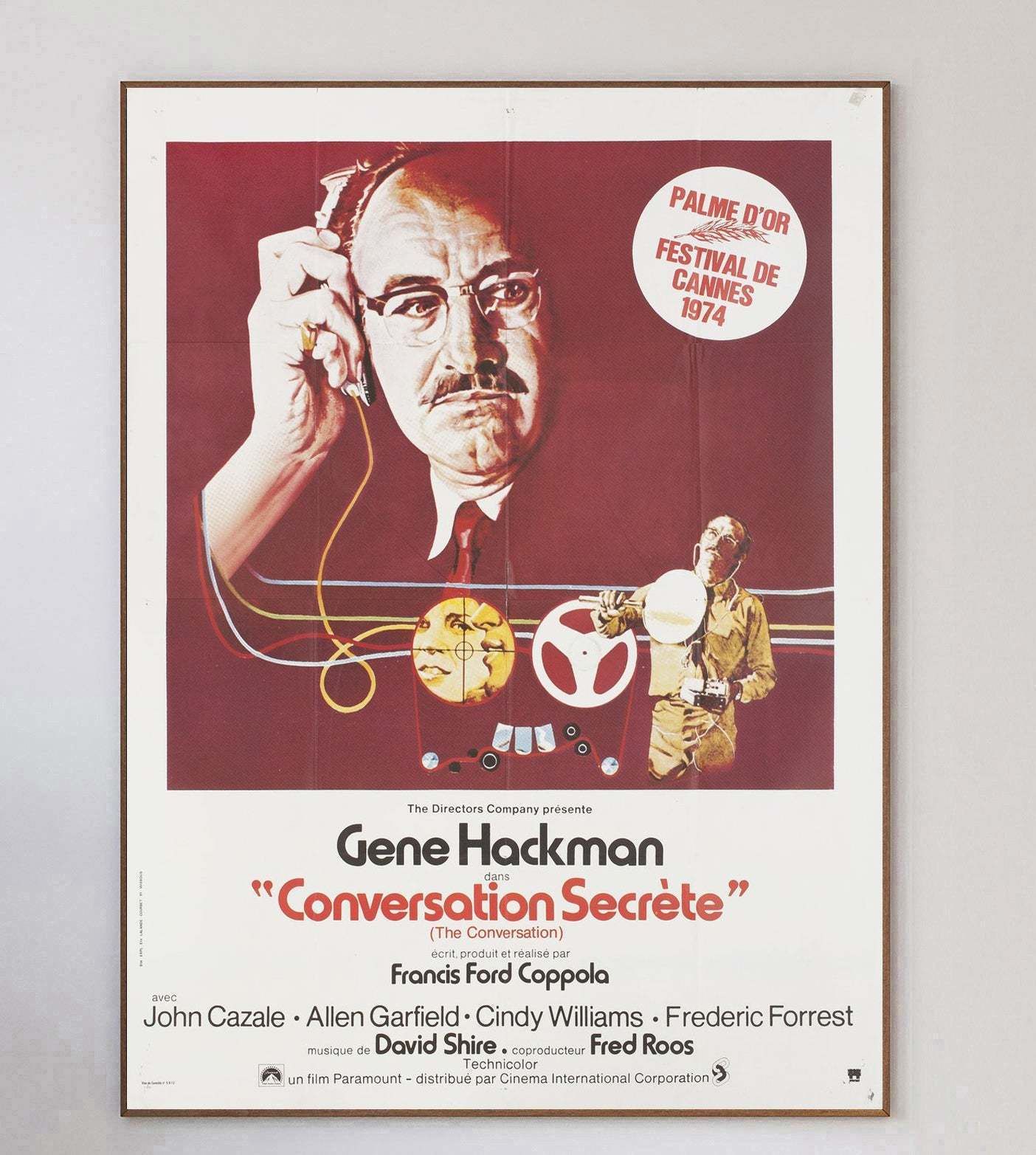 The Conversation (French) Original Vintage Poster