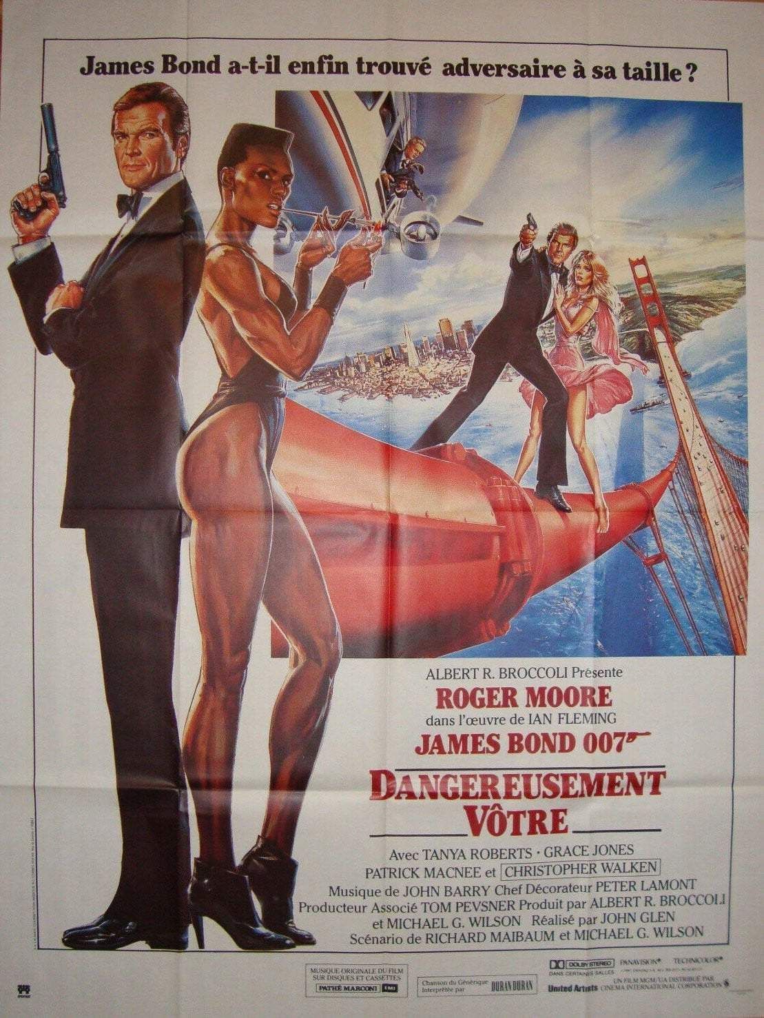 A View To A Kill (French) Original Vintage Poster photo 218.0