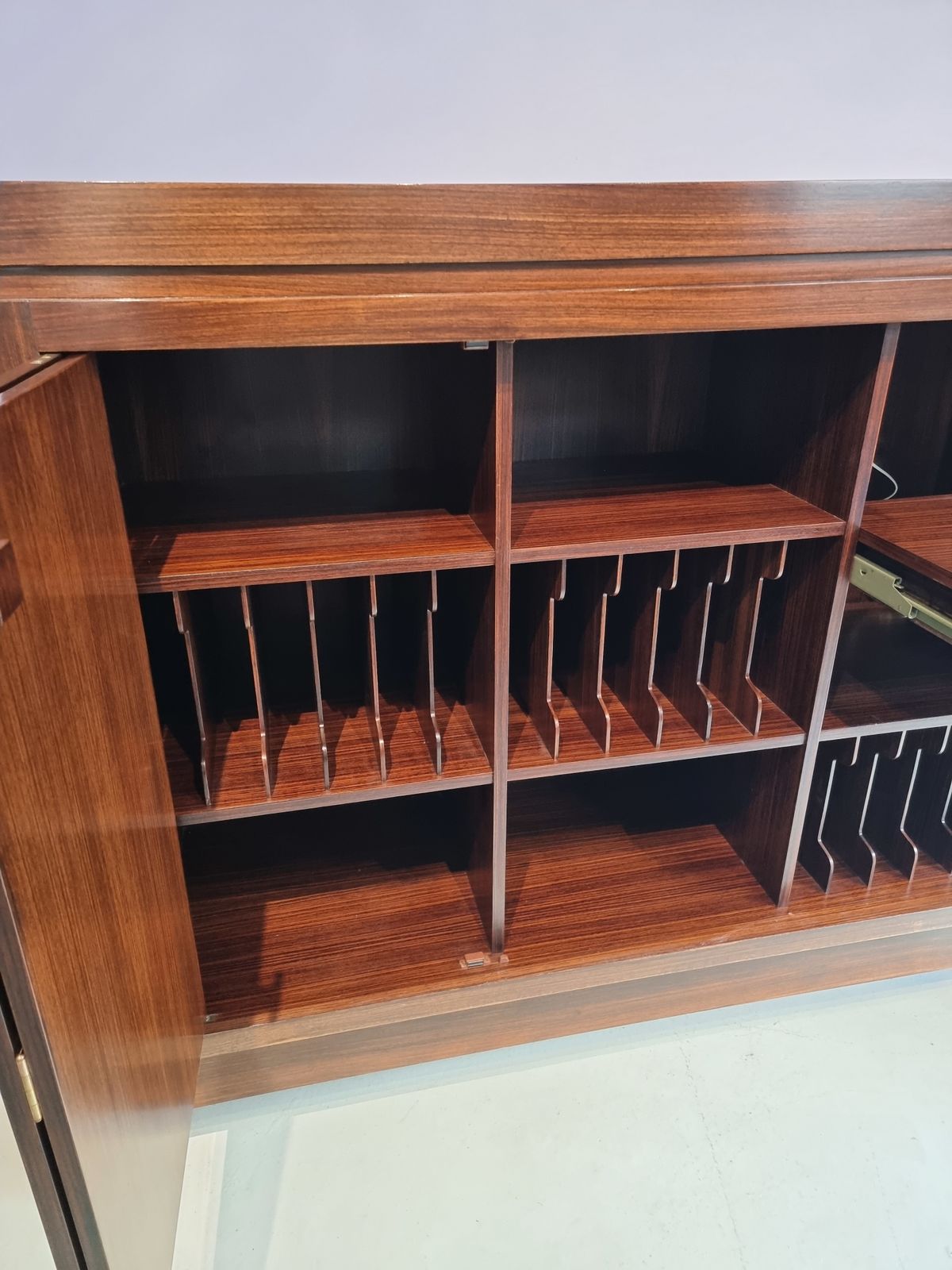 17608.0 Very Rare Emiel Veranneman Brutalist Stero Cabinet photo