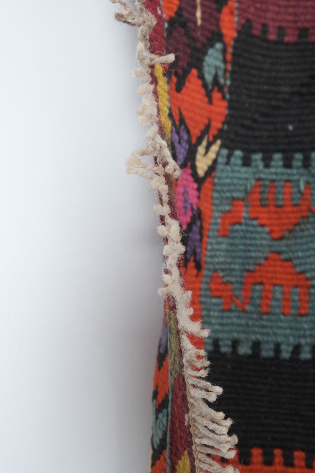 1528.0 Grand tapis Kilim turc Kars tissé à la main, 6'3" x 16'5" photo
