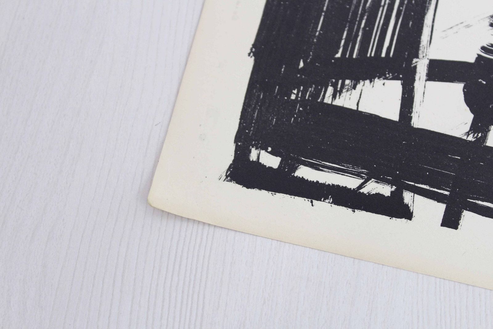 Lithograph By Swiss Artist Bernd Völkle 1963 photo for sale