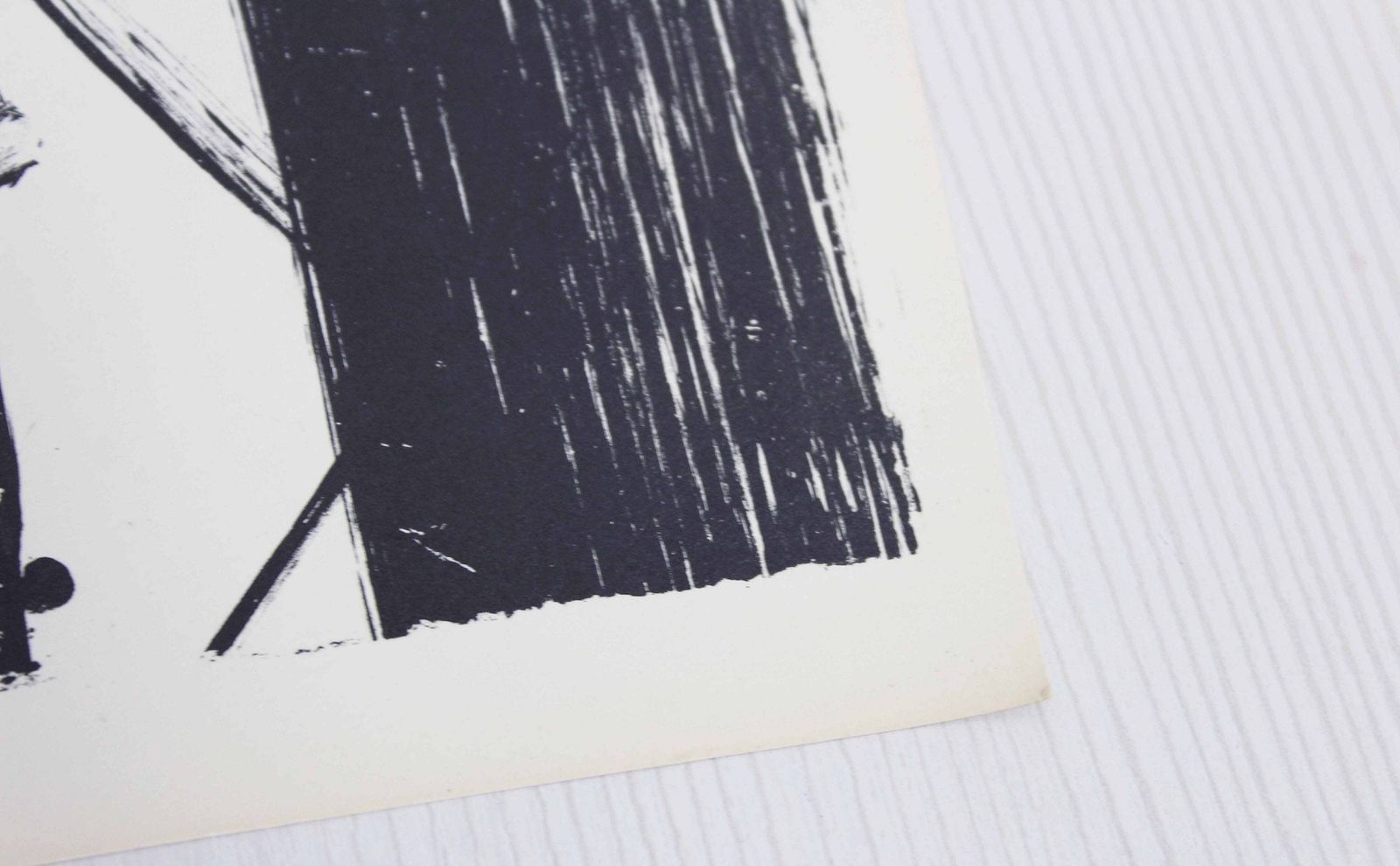 Lithograph By Swiss Artist Bernd Völkle 1963 photo Art