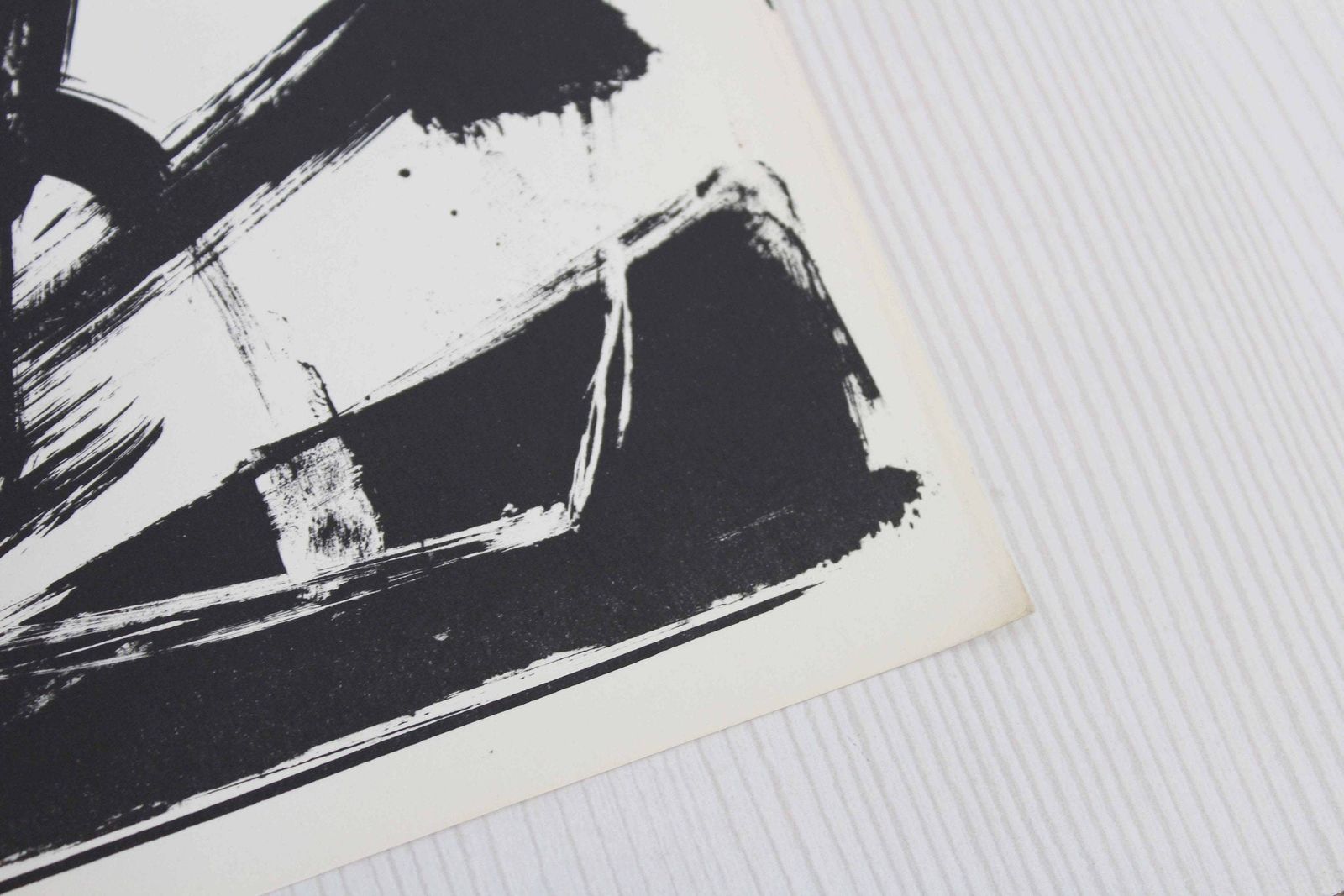 Lithograph By Swiss Artist Bernd Völkle 1963 photo Art